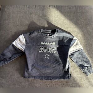 Girl’s New Era Dallas Cowboys Navy and White Sweatshirt
